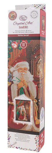 Crystal Art - Scroll Kit: Santa's Secret - Limolin 