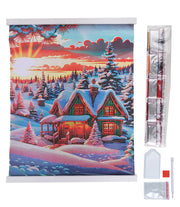 Crystal Art - Scroll Kit: Winter Sunset - Limolin 