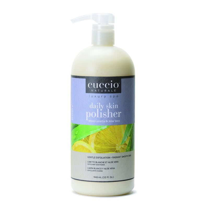 Cuccio - Aloe & White Limetta Daily Skin Polisher 32 Oz (946 ml) - Limolin 