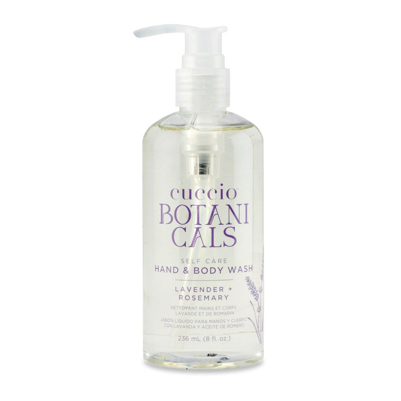 Cuccio - Botanicals Hand & Body Wash (Lavender+Rosemary) 236Ml - Limolin 