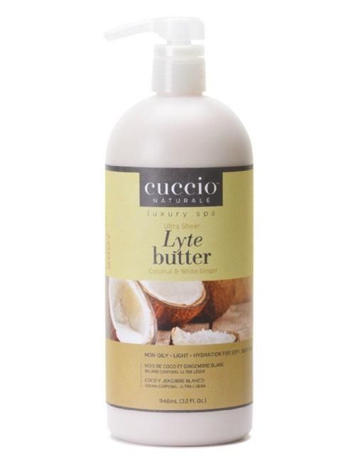 Cuccio - Lyte Ultra Sheer Coconut & White Ginger 32 Oz - Limolin 