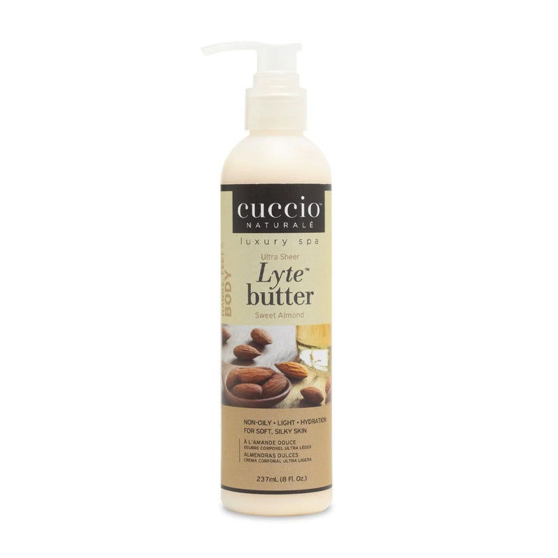 Cuccio - Lyte Ultra Sheer Sweet Almond 8 Oz - Limolin 