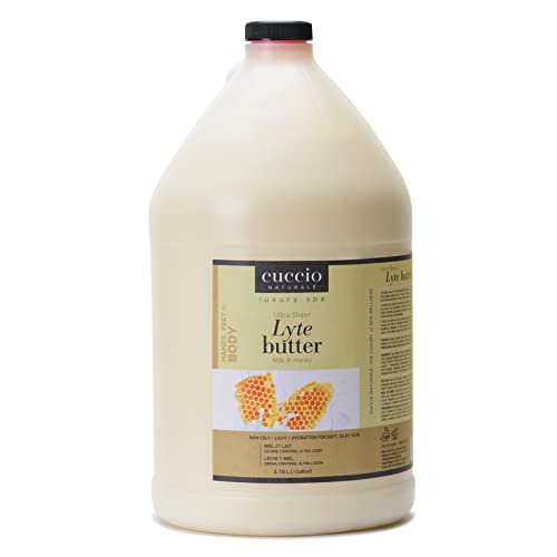 Cuccio - Lytes Ultra-Sheer Body Butter Honey & Soy Milk (1 Gallon) - Limolin 