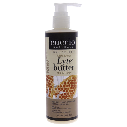 Cuccio - Lytes Ultra-Sheer Body Butter Honey & Soy Milk (8Oz) - Limolin 
