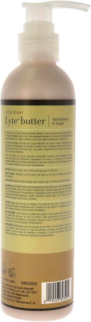 Cuccio - Lytes Ultra-Sheer Body Butter Vanilla Bean & Sugar (8 oz) - Limolin 