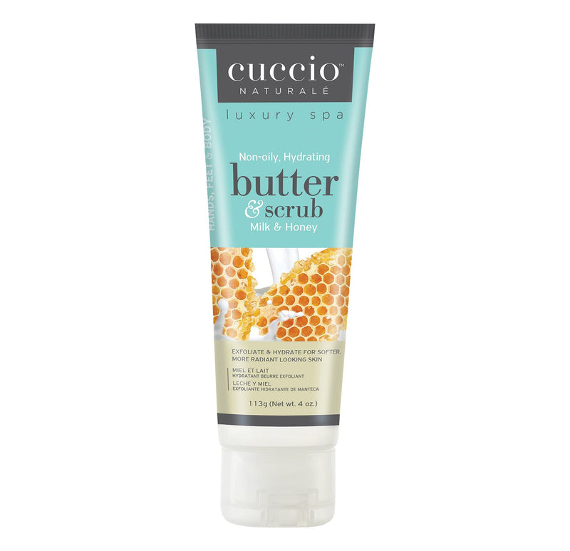 Cuccio - Milk & Honey Scrub 4 Oz - Limolin 