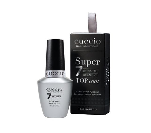 Cuccio - Nail Solutions 7 Second Reactive Top Coat 13Ml - Limolin 