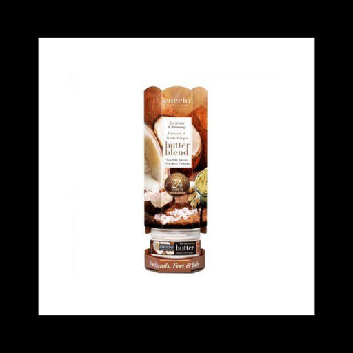 Cuccio - Présentoir Coconut & Gingembre/Coconut & White Ginger Butter (6 X 8Oz) - Limolin 