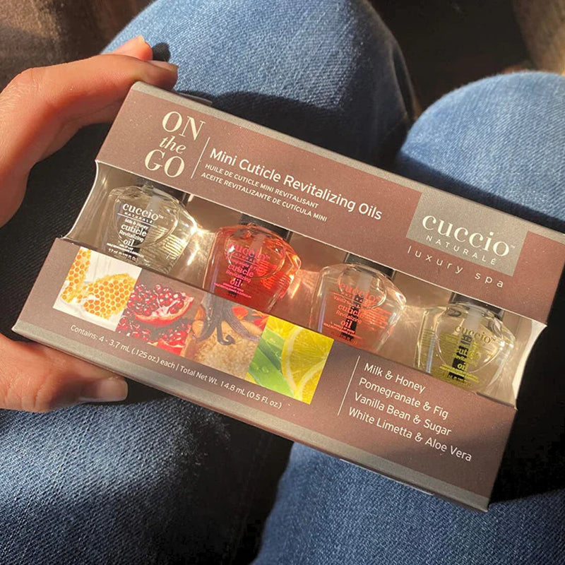 Cuccio - Revitalizing Cuticle Oil-Mini- 4Pc X 0.125oz - Limolin 