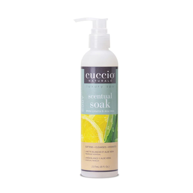 Cuccio - Scentual Soak Limetta & Aloe Vera 237 ml - Limolin 