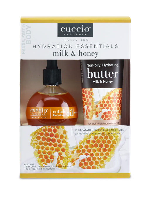 Cuccio - Spa Butter Essentials Kit Milk & Honey Hydration Essentials - Limolin 