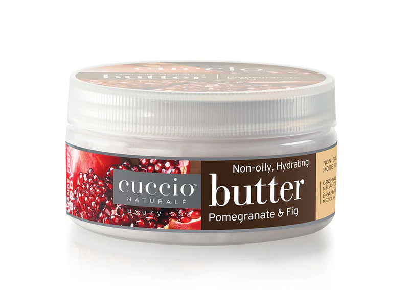 Cuccio - Spa Butter Essentials Kit Pomegranat & Fig 19.5oz butter & 19.5oz scrub - Limolin 