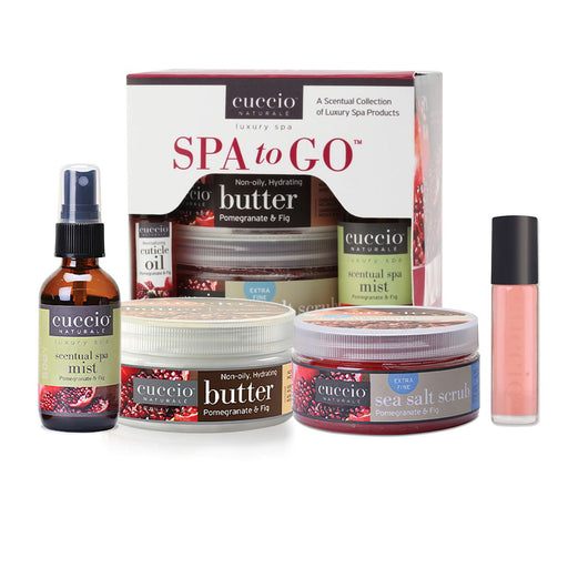 Cuccio - Spa To Go Pomegranate & Fig (Revitalizing Cuticle Oil roll-on) + - Limolin 