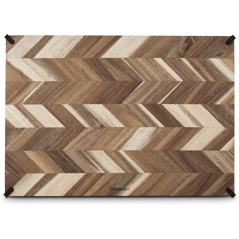 Cuisinart - Acacia Herringbone Cutting Board (12"X7") - Limolin 