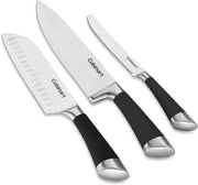 Cuisinart - Acrylic Knife Block Set, Black ( 11 pc) - Limolin 