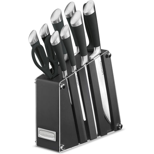 Cuisinart - Acrylic Knife Block Set, Black ( 11 pc) - Limolin 