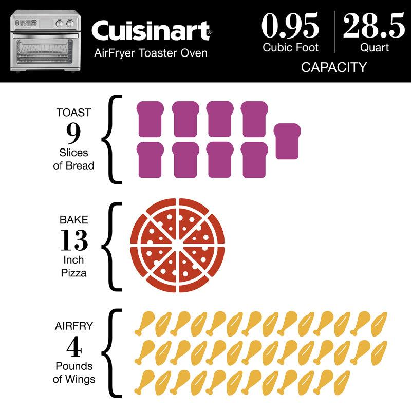 Cuisinart - Air Fryer Convection Oven (TOA-95) - Limolin 