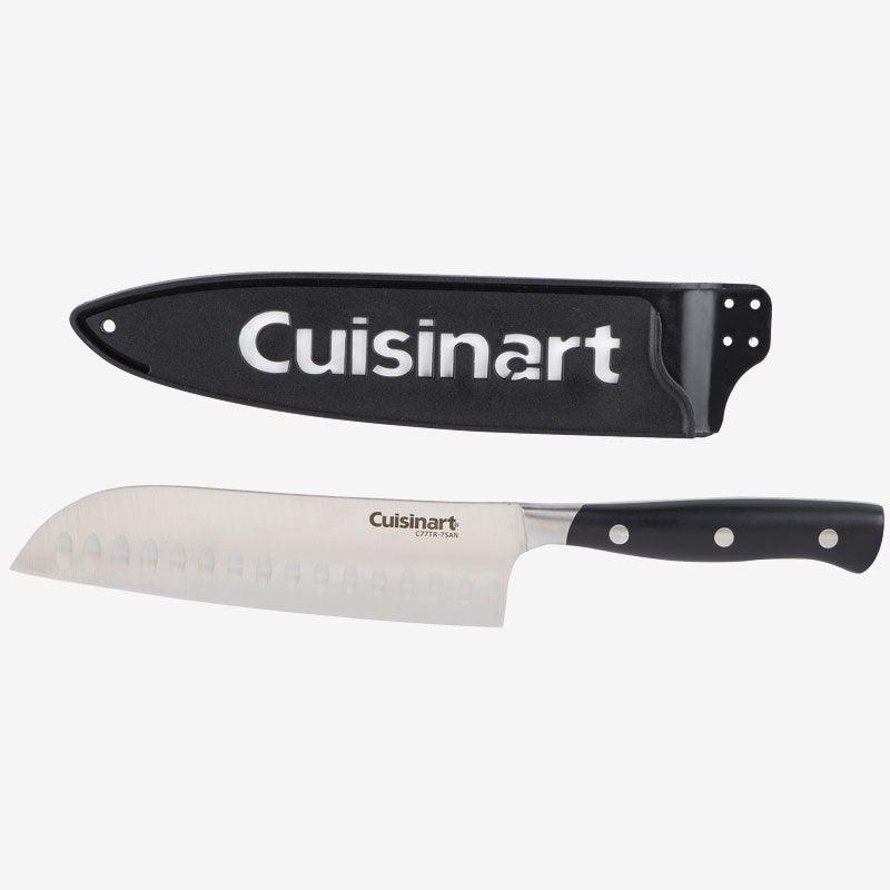 Cuisinart - Classic Triple-Rivet Santoku Knife With Blade Guard (7 In) - Limolin 