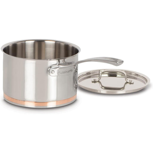 Cuisinart - Copper Band Saucepan with Cover ( 3-Qt ) - Limolin 