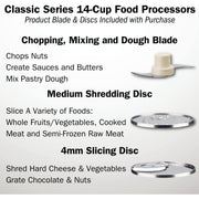 Cuisinart - Food Processor (SILVER)-14-Cup - Limolin 