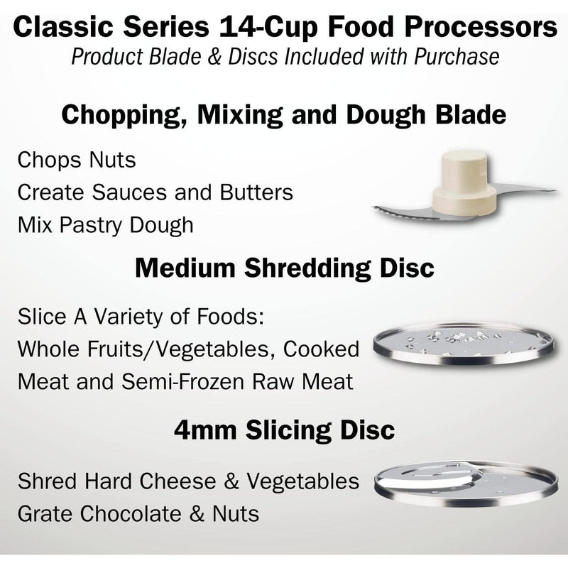 Cuisinart - Food Processor (SILVER)-14-Cup - Limolin 