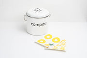 Cuisipro - All Purpose Eco-Cloth, SM 20x17cm Yellow Stripe/Lemon 2pk - Limolin 