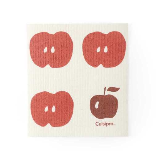 Cuisipro - All Purpose Eco-Cloth, SM 20x17x0.2cm/7.87x6.7" Apple - Limolin 