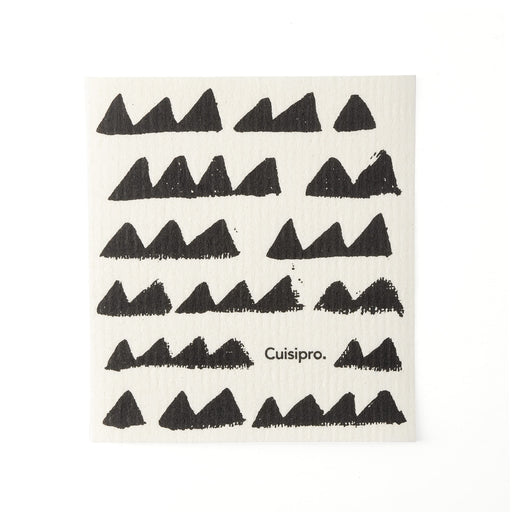 Cuisipro - All Purpose Eco-Cloth, SM 20x17x0.2cm/7.87x6.7" BLk Triangle - Limolin 