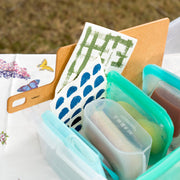 Cuisipro - All Purpose Eco-Cloth, SM 20x17x0.2cm/7.87x6.7" Green Stripe - Limolin 