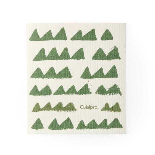 Cuisipro - All Purpose Eco-Cloth, SM 20x17x0.2cm/7.87x6.7" Grn Triangle - Limolin 