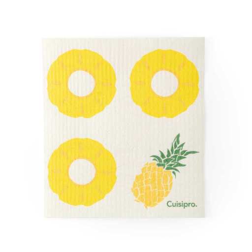 Cuisipro - All Purpose Eco-Cloth, SM 20x17x0.2cm/7.87x6.7" Pineapple - Limolin 