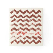 Cuisipro - All Purpose Eco-Cloth, SM 20x17x0.2cm/7.87x6.7" Red ZigZag - Limolin 