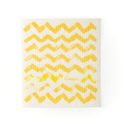 Cuisipro - All Purpose Eco-Cloth, SM 20x17x0.2cm/7.87x6.7" Yellow ZigZag - Limolin 