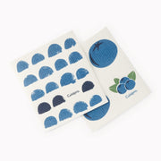 Cuisipro - All Purpose Eco-Cloth, SM 20x17x0.2cm Blue Dots/Blueberry 2pk - Limolin 