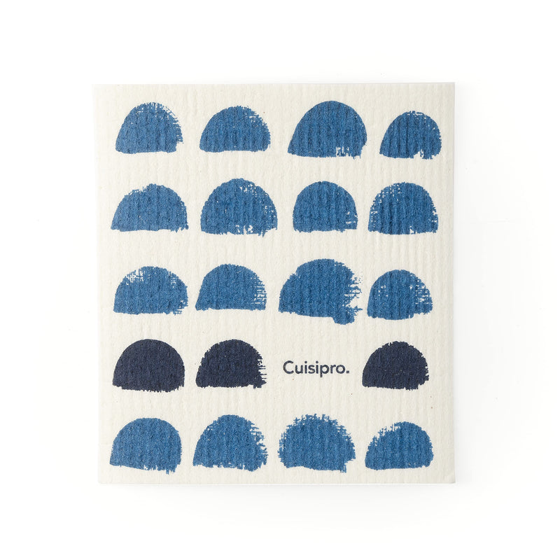 Cuisipro - All Purpose Eco-Cloth, SM 20x17x0.2cm Blue Dots/Blueberry 2pk - Limolin 