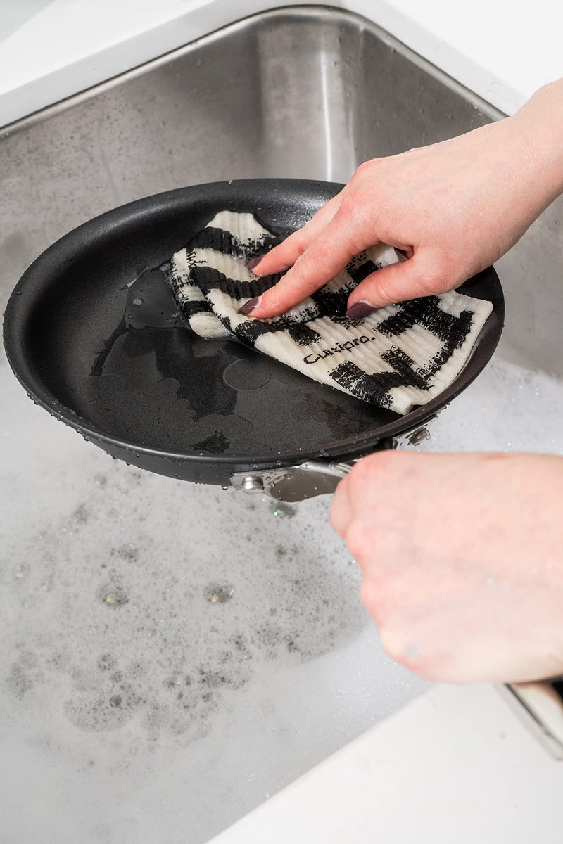 Cuisipro - All Purpose Eco-Cloth, SM 20x17x0.2cm Blue Dots/Blueberry 2pk - Limolin 