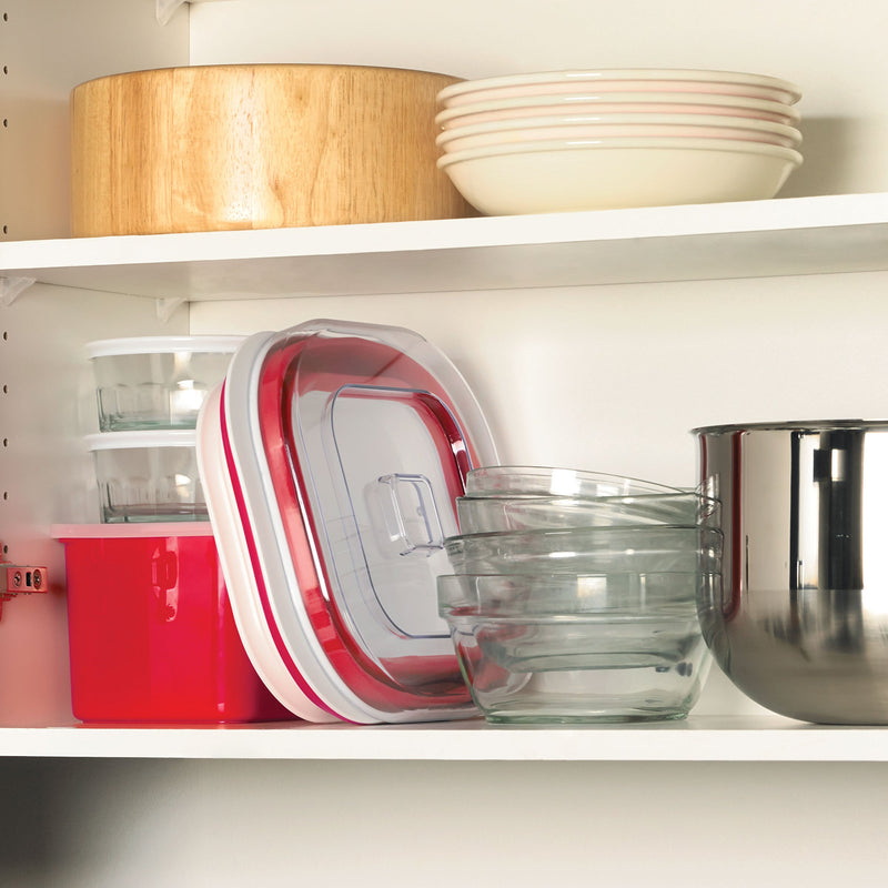 Cuisipro - Collapsible Yogurt Maker 9.7x11x6"/24.8x28.7x16cm Red (ETL) - Limolin 