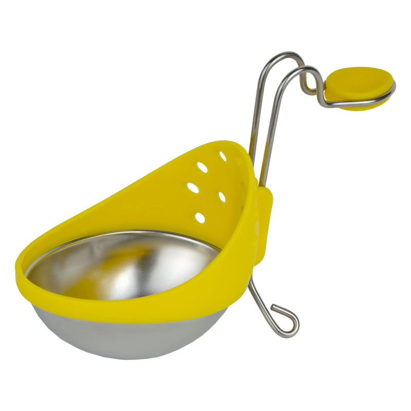 Cuisipro - Egg Poacher SS 2pc 3.8x5.5x2.7"/10x14x7cm Yellow/White - Limolin 