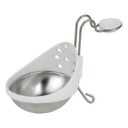 Cuisipro - Egg Poacher SS 2pc 3.8x5.5x2.7"/10x14x7cm Yellow/White - Limolin 