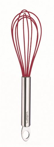 Cuisipro - Egg Whisk (5 wires) 8"/20cm Silicone Red - Limolin 
