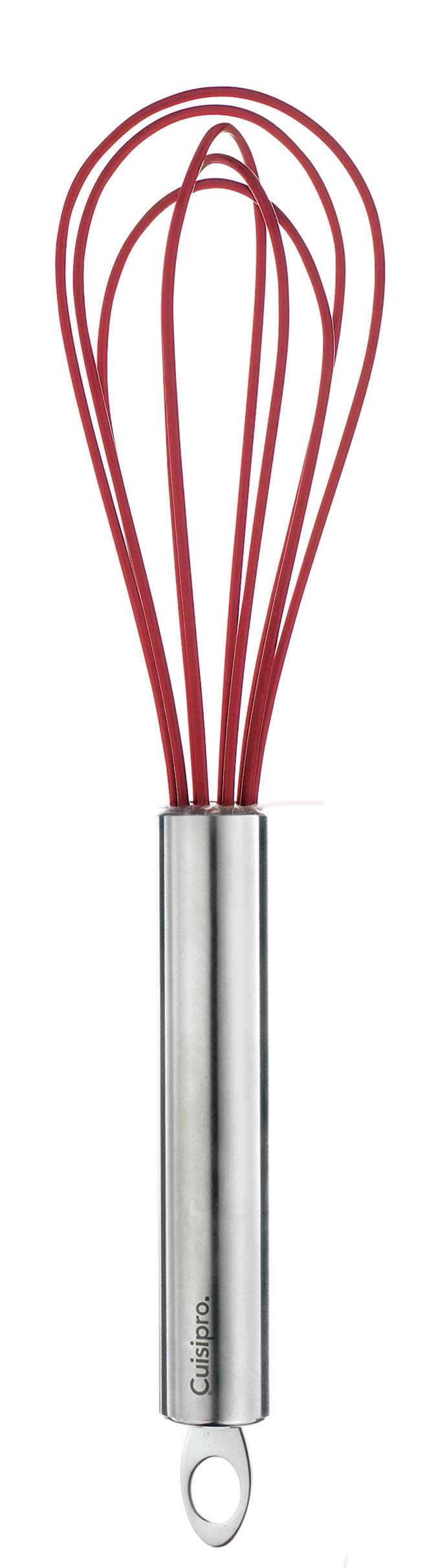 Cuisipro - Egg Whisk (5 wires) 8"/20cm Silicone Red - Limolin 