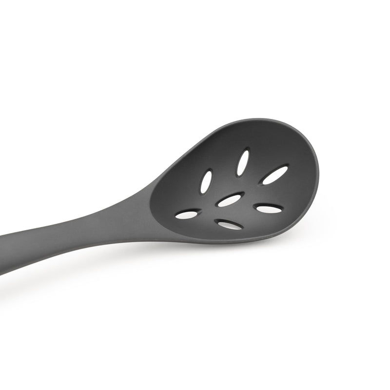 Cuisipro - Fiberglass Slotted Spoon 11.75"/29.8cm Black - Limolin 