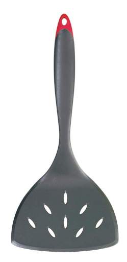 Cuisipro - Fiberglass Wide Turner Perforated 11.25"/28.6cm Black - Limolin 