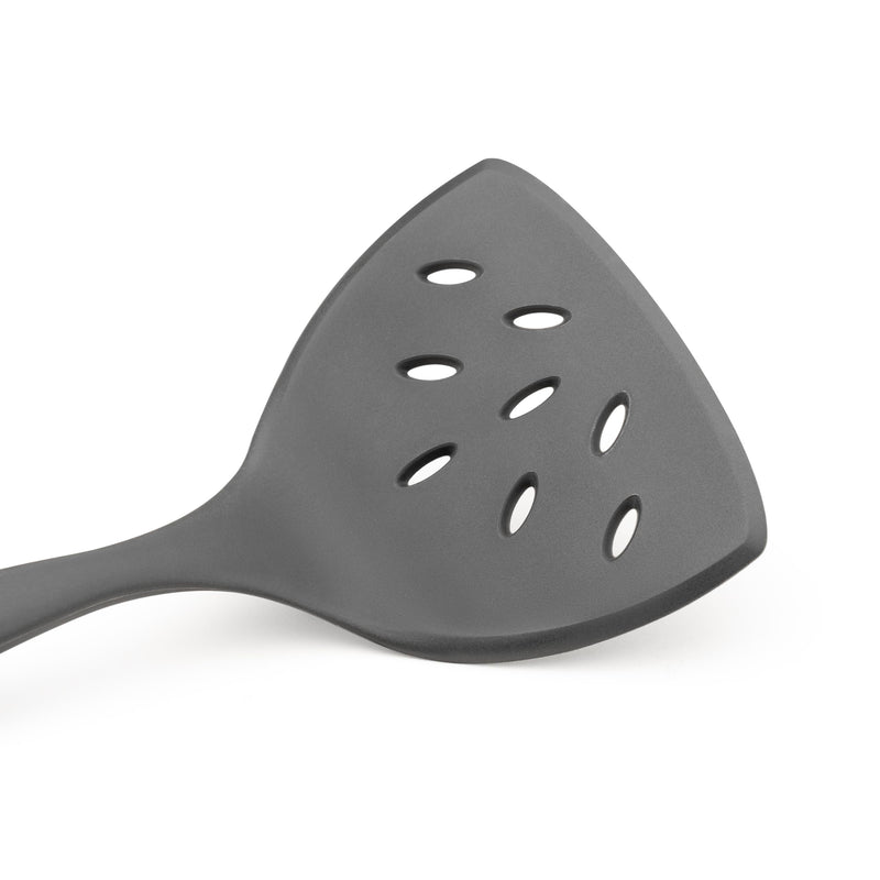 Cuisipro - Fiberglass Wide Turner Perforated 11.25"/28.6cm Black - Limolin 