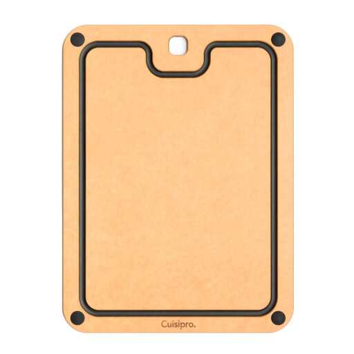 Cuisipro - Fibre Wood Board w/Silicon feet 30.5x22.9x0.6cm,Natural - Limolin 
