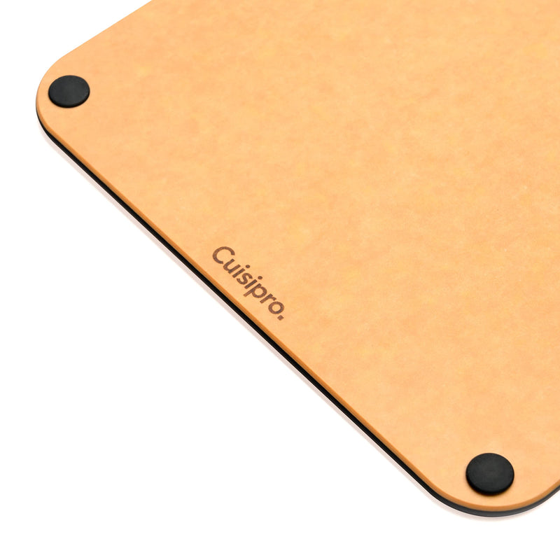 Cuisipro - Fibre Wood Board w/Silicon feet 30.5x22.9x0.6cm,Natural - Limolin 
