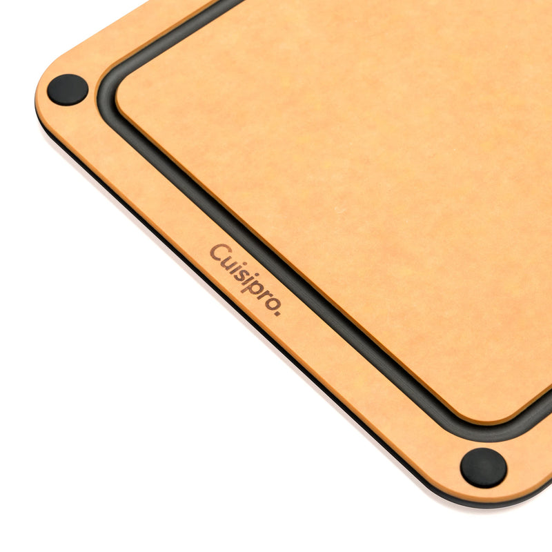 Cuisipro - Fibre Wood Board w/Silicon feet 30.5x22.9x0.6cm,Natural - Limolin 