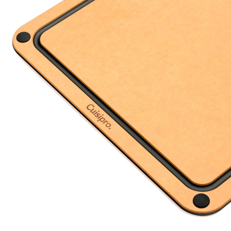 Cuisipro - Fibre Wood Board w/Silicon feet 40.6x27.9x0.6cm,Natural - Limolin 