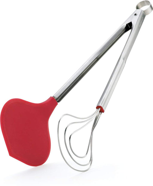Cuisipro - Fish Tongs 13"/33cm Silicone Red - Limolin 