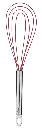 Cuisipro - Flat Whisk (4 wires) 10"/25.4cm Silicone Red - Limolin 